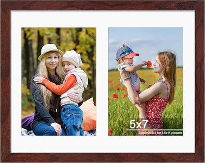 DUENPY 14x26 Collage Picture Frame 4x6 Collage Picture Frame Displays Twelve 4x6 inch Photos Available Horizontal Wall Mounting Display and Vertical Black - Colors B