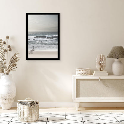 Americanflat 16x20 Picture Frame with Polished Plexiglass - Black Picture Frame - Wide Photo Frames Made of Engineered Wood for Vertical or Horizontal Wall Display - Epic Collection - Black - Colors C
