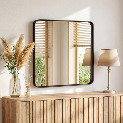 NEWBULIG Gold Round Wall Mirror 36 Inch, Bathroom Mirrors for Over Sink, Wall Decor for Bathroom, Entryway, Bedroom, Vanity