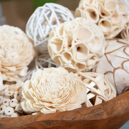 ANDALUCA Decorative Balls Bag Bowl Filler Home Decor (Beige)