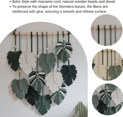 Boho Wall Decor - Large Macrame Wall Hanging - Boho Bedroom Decor - Tapestry for Bedroom - 31x39 inches