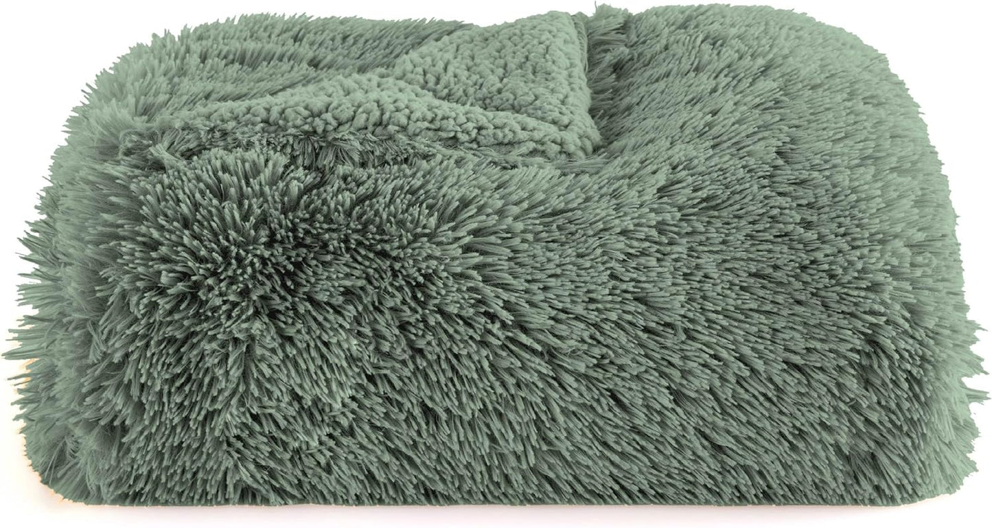 Bedsure GentleSoft Fluffy Fuzzy Faux Fur Throw Blanket for Couch, Soft Sherpa Fleece Cozy Gifts for Women, Plush Bed Blanket Room Decor for Men, Thick Warm Minky Teen Gifts Winter Bedding