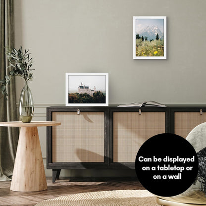 Americanflat 12x18 Poster Frame with Shatter-Resistant Glass - Signature Collection - Gallery-Style Frames Made of Engineered Wood - Photo Frame for Wall Display - Black - Colors A