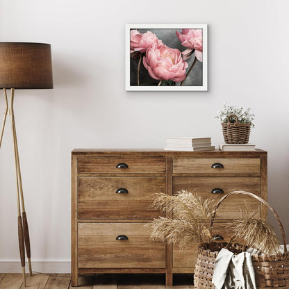 Americanflat 12x18 Poster Frame with Shatter-Resistant Glass - Signature Collection - Gallery-Style Frames Made of Engineered Wood - Photo Frame for Wall Display - Black - Colors B