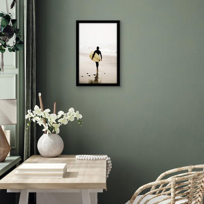 Americanflat 12x18 Poster Frame with Shatter-Resistant Glass - Signature Collection - Gallery-Style Frames Made of Engineered Wood - Photo Frame for Wall Display - Black - Colors A