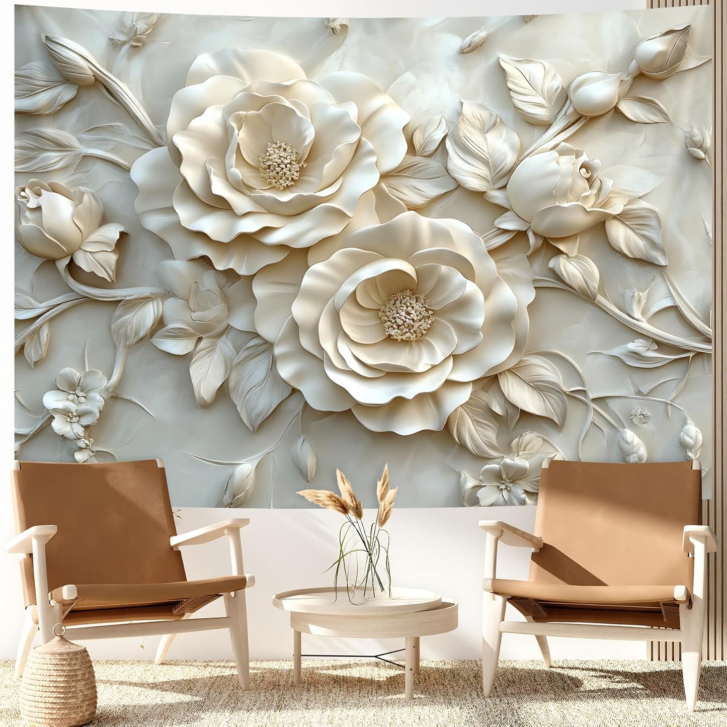 BSFHH 3D Animal Tapestry Wall Hanging Art Bedroom Living Room Wall Art Poster (Elephant, 90''×70'')