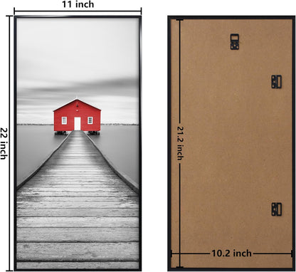 ELSKER&HOME 22.375 x 34 Poster Frame 3 Pack, Black Picture Frame for Horizontal or Vertical Wall Mounting, Sturdy and Scratch-proof