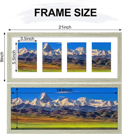 Vittanly 11x14 Collage Picture Frame, Displays 5Pcs 4x6 Pictures with Mat or 1Pcs 11x14 without Mat for Wall Mounting, Picture Frames Collage Wall Decor in Black, 1 Pack