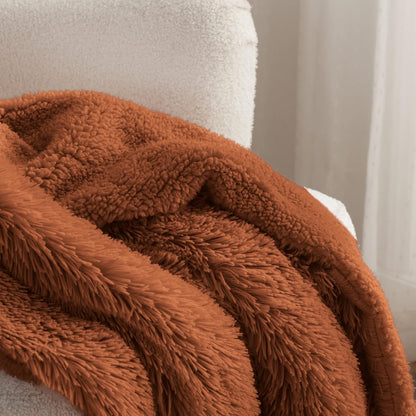 Bedsure GentleSoft Fluffy Fuzzy Faux Fur Throw Blanket for Couch, Soft Sherpa Fleece Cozy Gifts for Women, Plush Bed Blanket Room Decor for Men, Thick Warm Minky Teen Gifts Winter Bedding