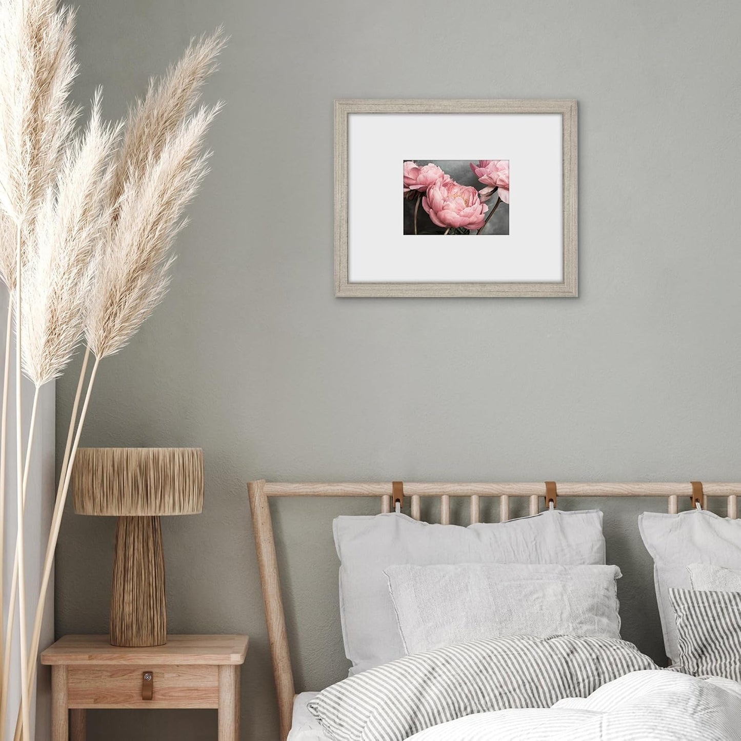 Americanflat 11x14 Picture Frame with Shatter-Resistant Glass - Use as 5x7 Frame with Mat or Display 11x14 Photo Without Mat - Signature Collection - Picture Frames for Wall Display - Black