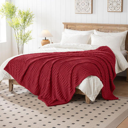 50x70 Inch Rust Throw Blanket - Soft & Fluffy Fleece, Cute & Aesthetic, Perfect for Sofa, Couch, Chair, Bed, Living Room & Bedroom, All-Season Use, Plush & Cozy Decorative Blanket