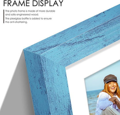 DUENPY 14x26 Collage Picture Frame 4x6 Collage Picture Frame Displays Twelve 4x6 inch Photos Available Horizontal Wall Mounting Display and Vertical Black - Colors A