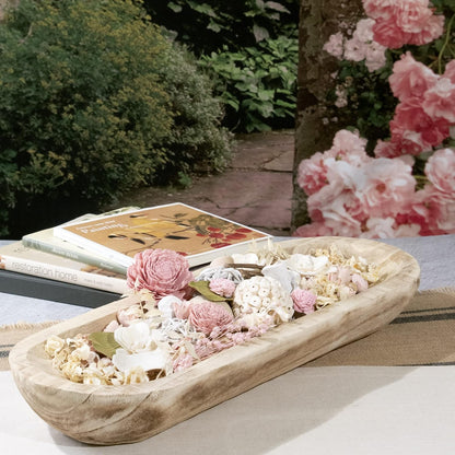 ANDALUCA Maison Box Fragrance Potpourri Decorative Vase & Bowl Filler Home Décor (Coconut Sandalwood)