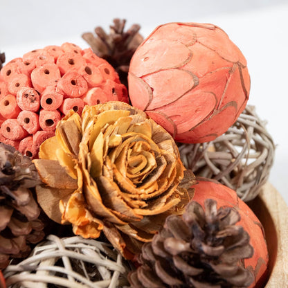ANDALUCA Natural Tones Vase & Bowl Filler Decorative Balls (Natural Orbs)