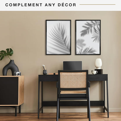 MCS Trendsetter 24x36 Poster Frame Black High-Gloss, Vertical & Horizontal Wall Hanging Large Picture Frame for Photos, Posters & Art Prints (1-Pack)