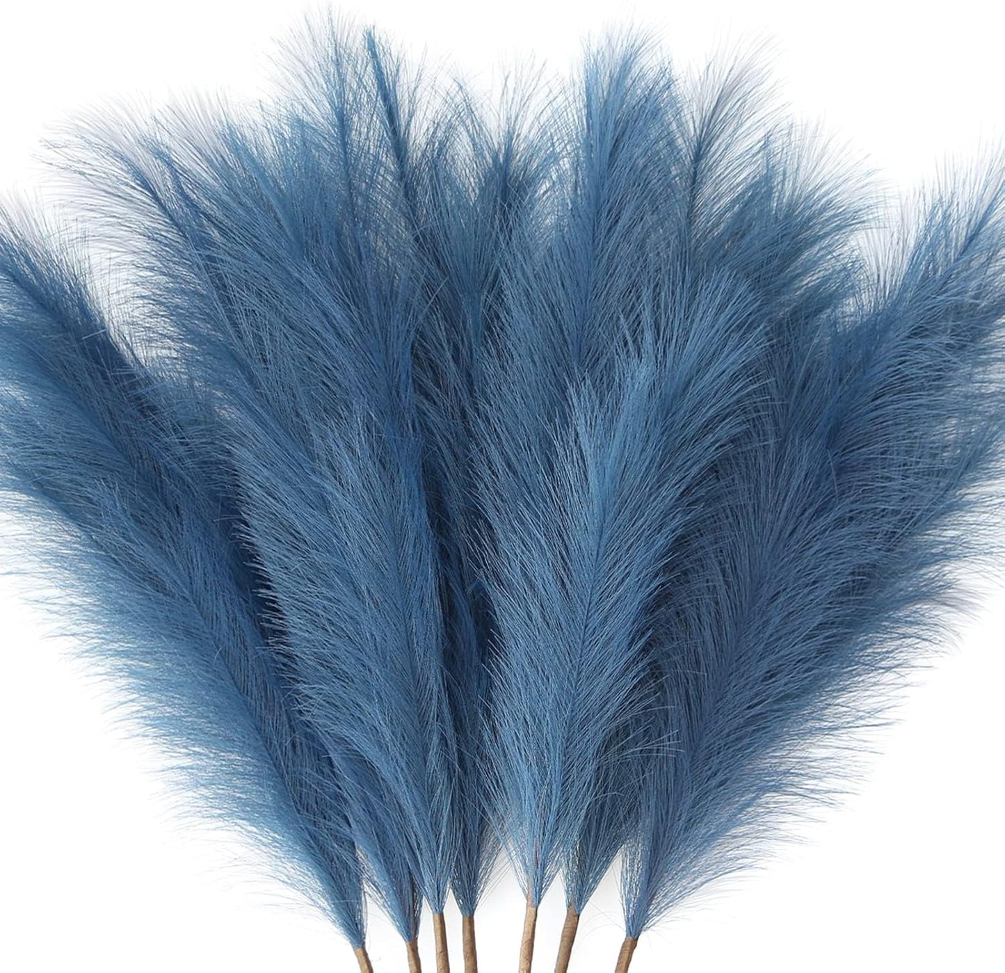 ZIFTY 7-Pcs 38"/3.1FT Faux Pampas Grass Large Tall Fluffy Artificial Fake Flower Bedroom Decor Boho Decor Bulrush Reed Grass for Vase Filler Farmhouse Home Wedding Decor (Beige Mixed)