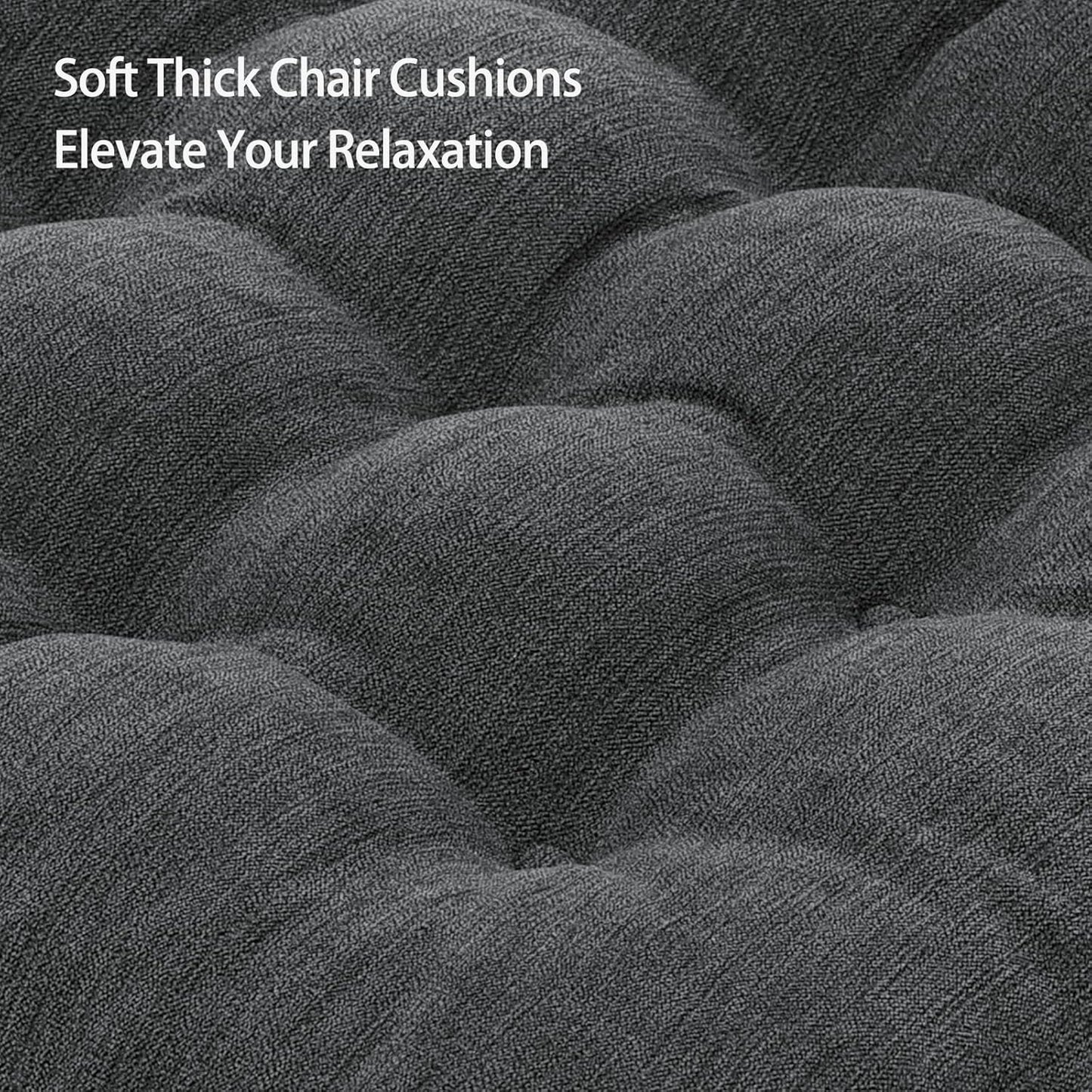 Recliner Cushions for Elderly, 20x20x5 Inch Thick Chair Cushion Patent Design Soft Tufted Dual Layer Booster Seat Cushions for Seniors Recliner Risers Taupe 1P