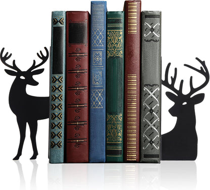 Geelin Peeping Cat Metal Bookends Set of 2 Cute Book Ends for Shelves Decorative Bookshelf Home Office Desk Bookshelf Decor Gift for Cat Lovers and Reading Enthusiasts