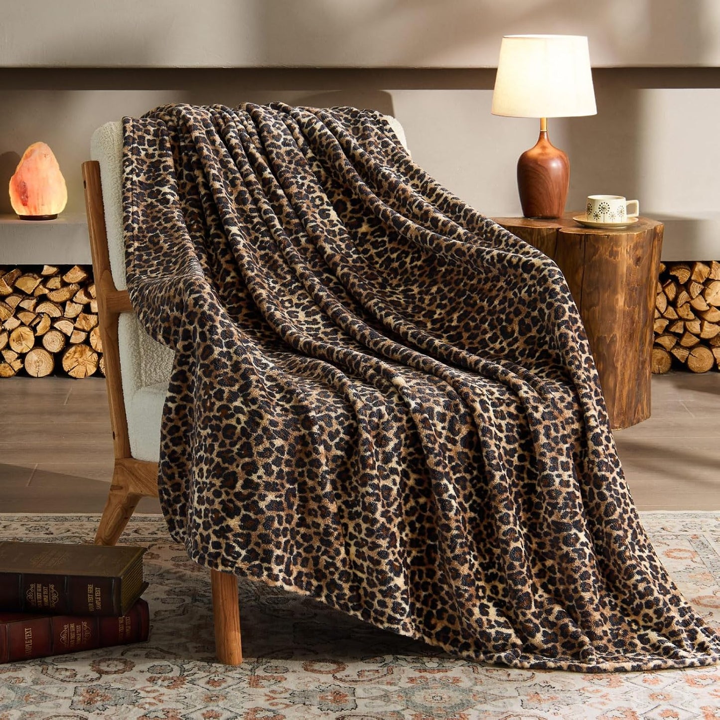 BEDELITE Fleece Blanket Black Throw Blankets for Couch & Bed, Luxury Plush Cozy Fuzzy Blanket 50x60 inches, Super Soft Warm Lightweight Throw Blanket for Travel Camping - Colors A