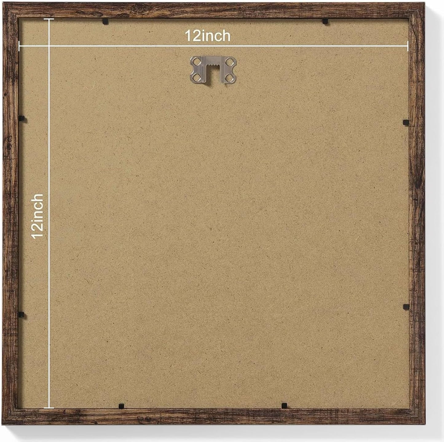 Vittanly 8x10 Picture Frames Set of 9, Shatter Resistant Plexiglass, Display 5x7 Pictures with Mat or 8x10 without Mat, Photo Frames for Wall or Tabletop, Engineered Wood, Black - Colors A