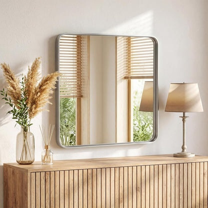NEWBULIG Gold Round Wall Mirror 36 Inch, Bathroom Mirrors for Over Sink, Wall Decor for Bathroom, Entryway, Bedroom, Vanity