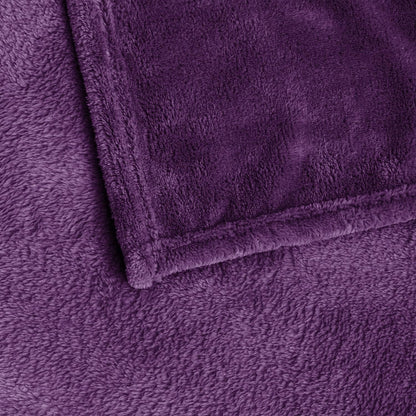 BEDELITE Fleece Blanket Black Throw Blankets for Couch & Bed, Luxury Plush Cozy Fuzzy Blanket 50x60 inches, Super Soft Warm Lightweight Throw Blanket for Travel Camping - Colors A