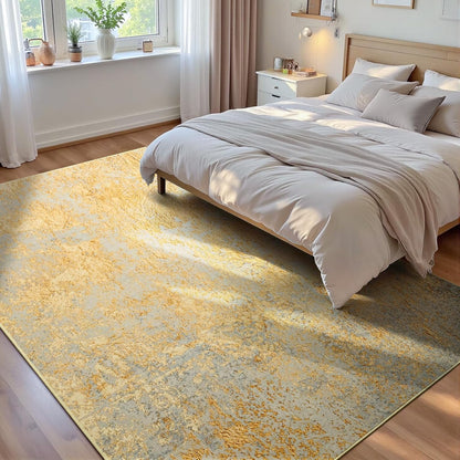 Ompaa 2x6 Rug Runners for Hallways Kitchen Runner Rug Non Slip Washable Grey Long Runner Rugs with Rubber Backing Soft Abstract Carpet Runner for Hallways, Kitchen, Bedroom, Bathroom, Entryway - Colors A