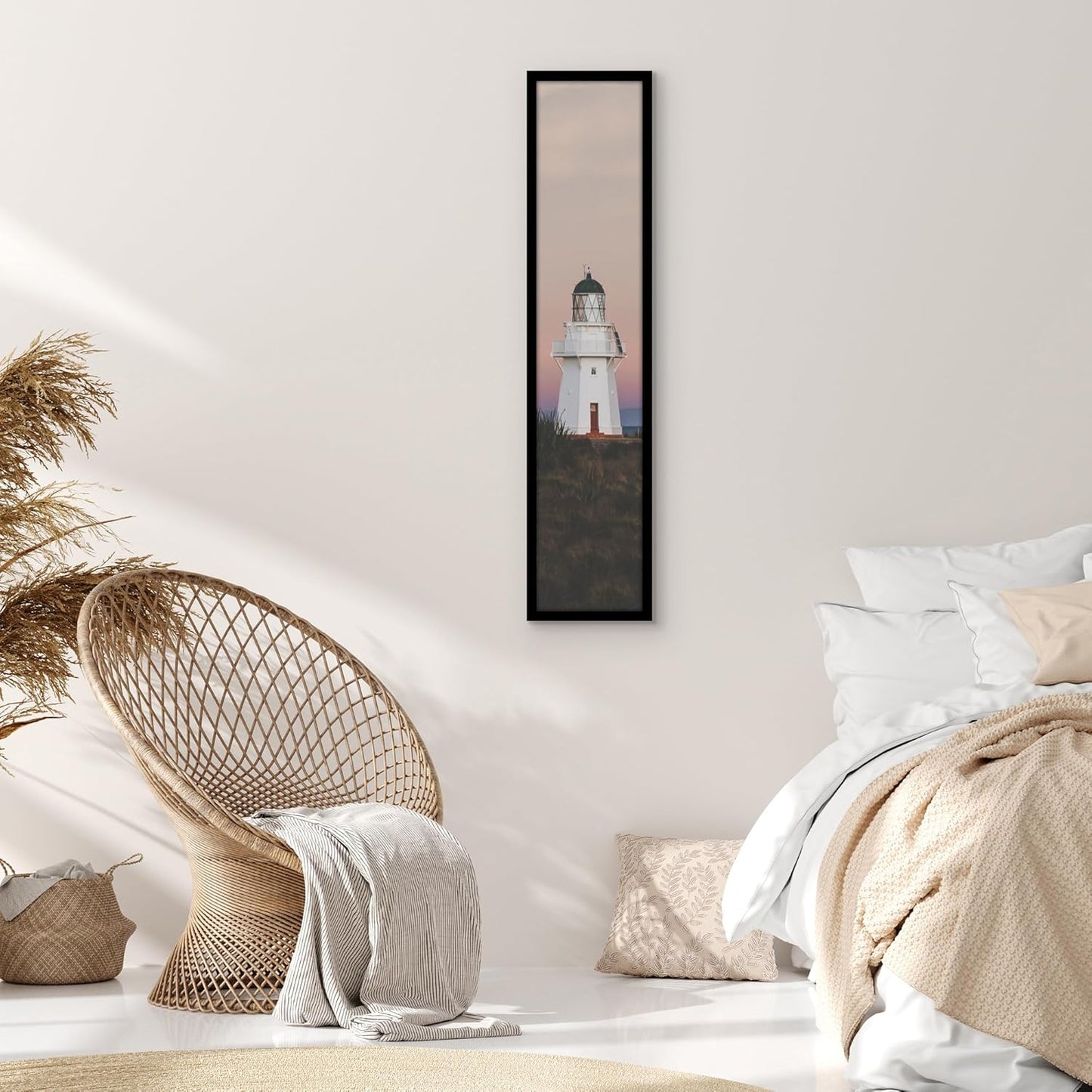 Americanflat 12x18 Poster Frame with Shatter-Resistant Glass - Signature Collection - Gallery-Style Frames Made of Engineered Wood - Photo Frame for Wall Display - Black - Colors A