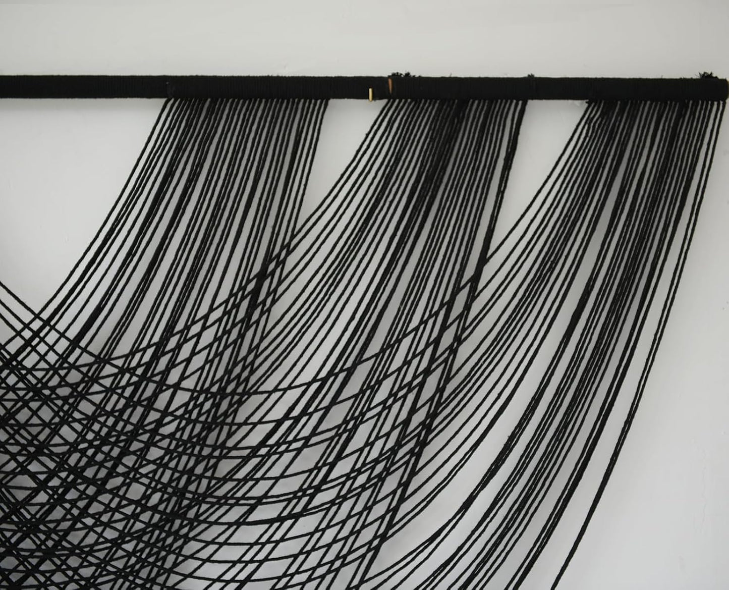 Flber Macrame Wall Hanging Boho Wall Decor Tapestry Dip Dyed Ombre Moss Green Handmade Wall Art Woven Cotton Rope Backdrop with for Bedroom Living Room, 57" W x 39" L