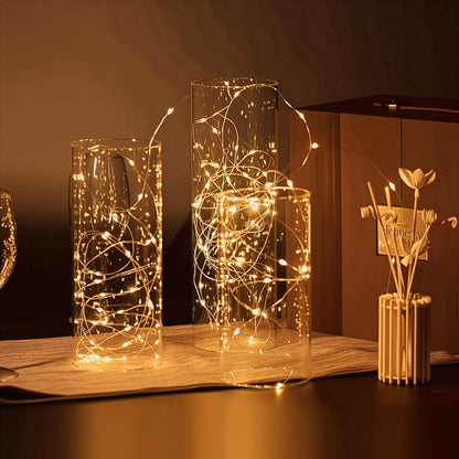 WGVI Hurricane Candle Holder Sleeve, Wide 4", Height 8", Clear Glass Cylinder Candleholder, Chimney Tube, Open Ended Candle Shade, 1 Piece - Colors B