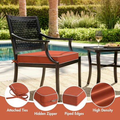 MIULEE Beige Outdoor Bench Cushion Set of 1, 48x18x3 Inch Waterproof Patio Seat Cushions for Swing and Outdoor Furniture Couch Sofa, 3 Year Color Fastness High Density Foam with Adjustable Ties