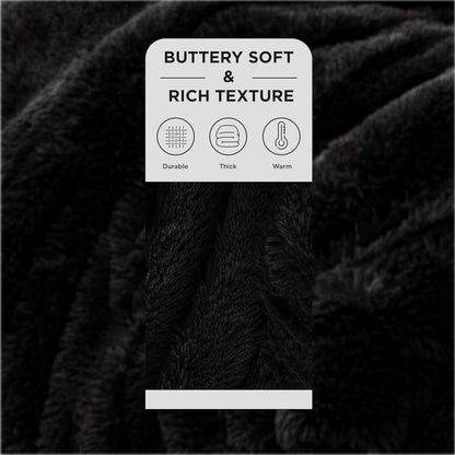 Bedsure GentleSoft Fluffy Fuzzy Faux Fur Throw Blanket for Couch, Soft Sherpa Fleece Cozy Gifts for Women, Plush Bed Blanket Room Decor for Men, Thick Warm Minky Teen Gifts Winter Bedding