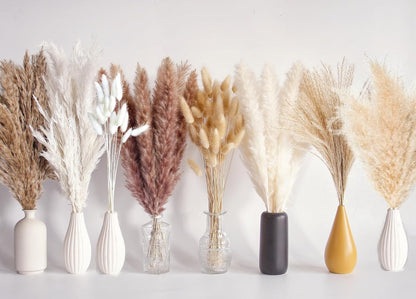 40" inch 10 Stems Pampas Grass Decor Tall, Pampas Grass Bouquet, Natural Dried Flowers for Wedding, Natural Home Decor, Wall Grass, Glam Decor