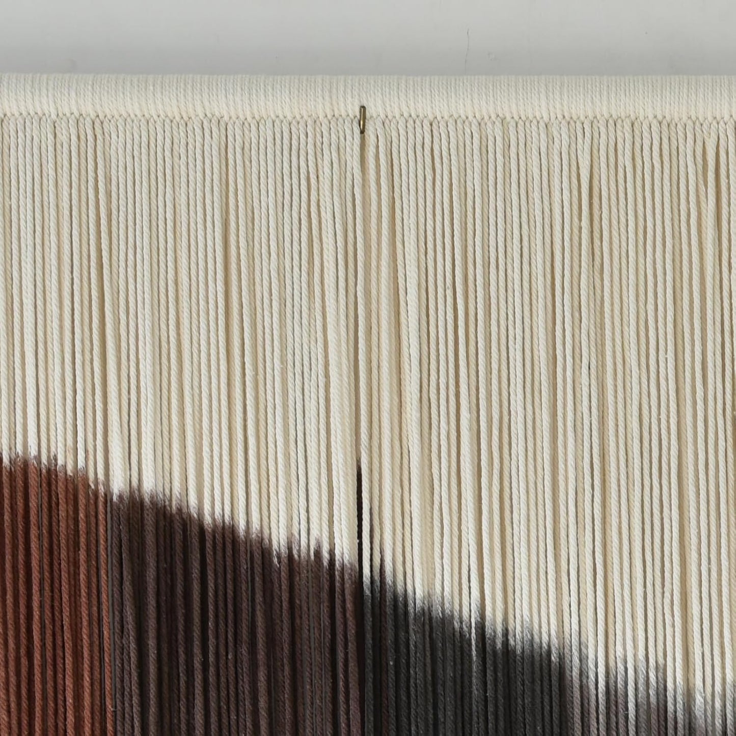 Jakalin Macrame Wall Hanging Dip Dyed Fiber Macrame Wall Decor Boho Cord Living Room Wall Art 57" Wx43 L