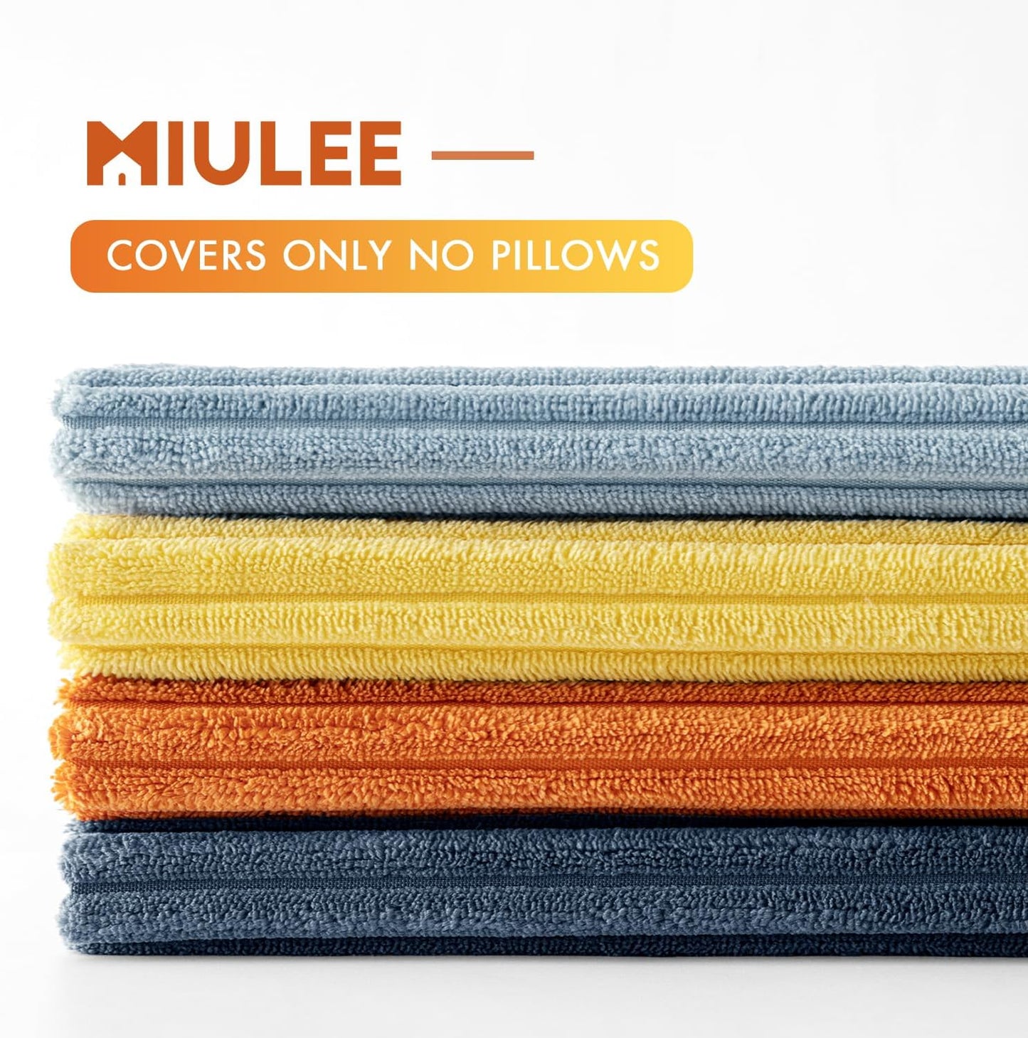 MIULEE Boho Farmhouse Sage Green Throw Pillow Covers 18x18 Inch Set of 4 Mordern Nordic Cushion Covers Soft Corduroy Spring Home Decor for Couch Bed Sofa Living Room Forest Green