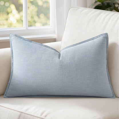 MIULEE Decorative Long Lumbar Throw Pillow Cover for Bed 14x36 Natural Beige Boho Farmhouse Neutral Couch Pillowcase Pack of 1 Accent Modern Sofa Cushion Livingroom Home Decor (Covers Only)