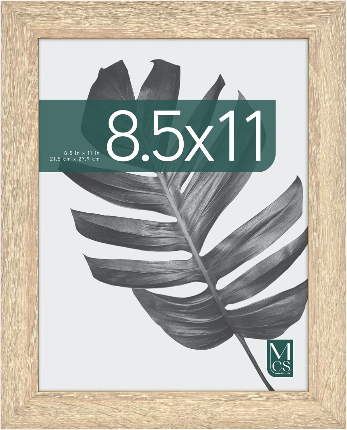 MCS Studio Gallery 16x24 Poster Frame Black Woodgrain Engineered Wood, Vertical & Horizontal Wall Hanging Large Picture Frame for Photos, Posters & Art Prints (1-Pack)