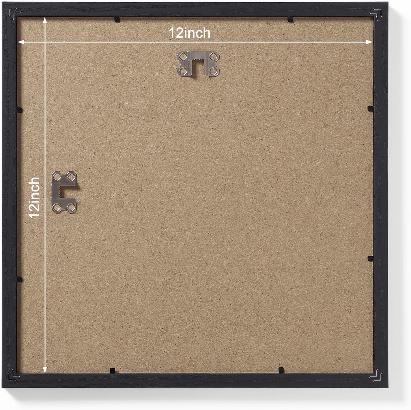 Vittanly 8x10 Picture Frames Set of 9, Shatter Resistant Plexiglass, Display 5x7 Pictures with Mat or 8x10 without Mat, Photo Frames for Wall or Tabletop, Engineered Wood, Black - Colors A