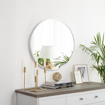 Fabuday Black Circle Mirror for Wall 20 inch - Round Mirrors for Bathroom, Entryway, Living Room, Hallway, Bedroom Decor, Small Matte Framed