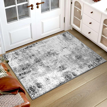 Ompaa 2x6 Rug Runners for Hallways Kitchen Runner Rug Non Slip Washable Grey Long Runner Rugs with Rubber Backing Soft Abstract Carpet Runner for Hallways, Kitchen, Bedroom, Bathroom, Entryway - Colors B
