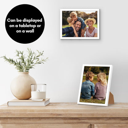 Americanflat 24x36 Poster Frame with Polished Plexiglass - Streamline Collection - Thin Border Picture Frame for Wall Display - Hanging Hardware Included - Black - Colors C