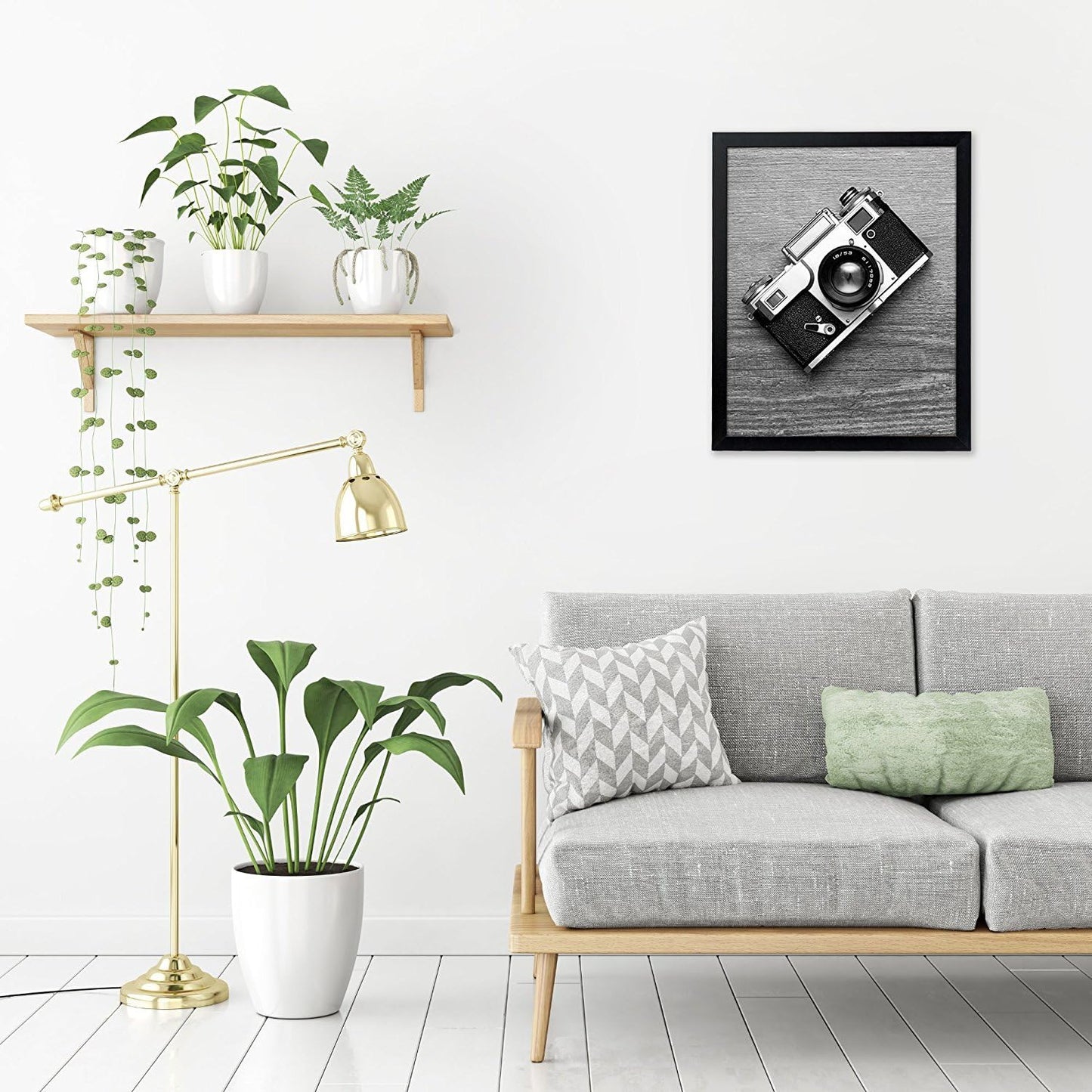 Americanflat 16x20 Picture Frame with Polished Plexiglass - Black Picture Frame - Wide Photo Frames Made of Engineered Wood for Vertical or Horizontal Wall Display - Epic Collection - Black - Colors B
