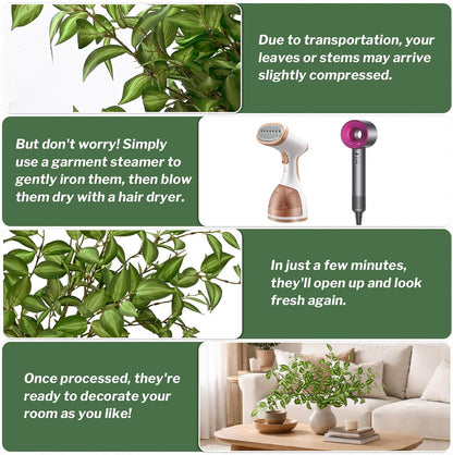 Waipfaru 5PCS Greenery Stems for Vases, 32.7 inch Artificial Eucalyptus Green Fake Leaves Branches, Faux Olive Silk Plants for Centerpieces Vase Filler Home Kitchen Pottery Barn Decor