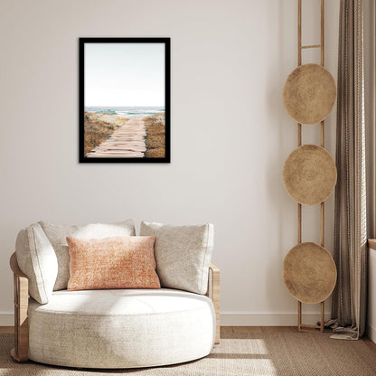 Americanflat 16x20 Picture Frame with Polished Plexiglass - Black Picture Frame - Wide Photo Frames Made of Engineered Wood for Vertical or Horizontal Wall Display - Epic Collection - Black - Colors C