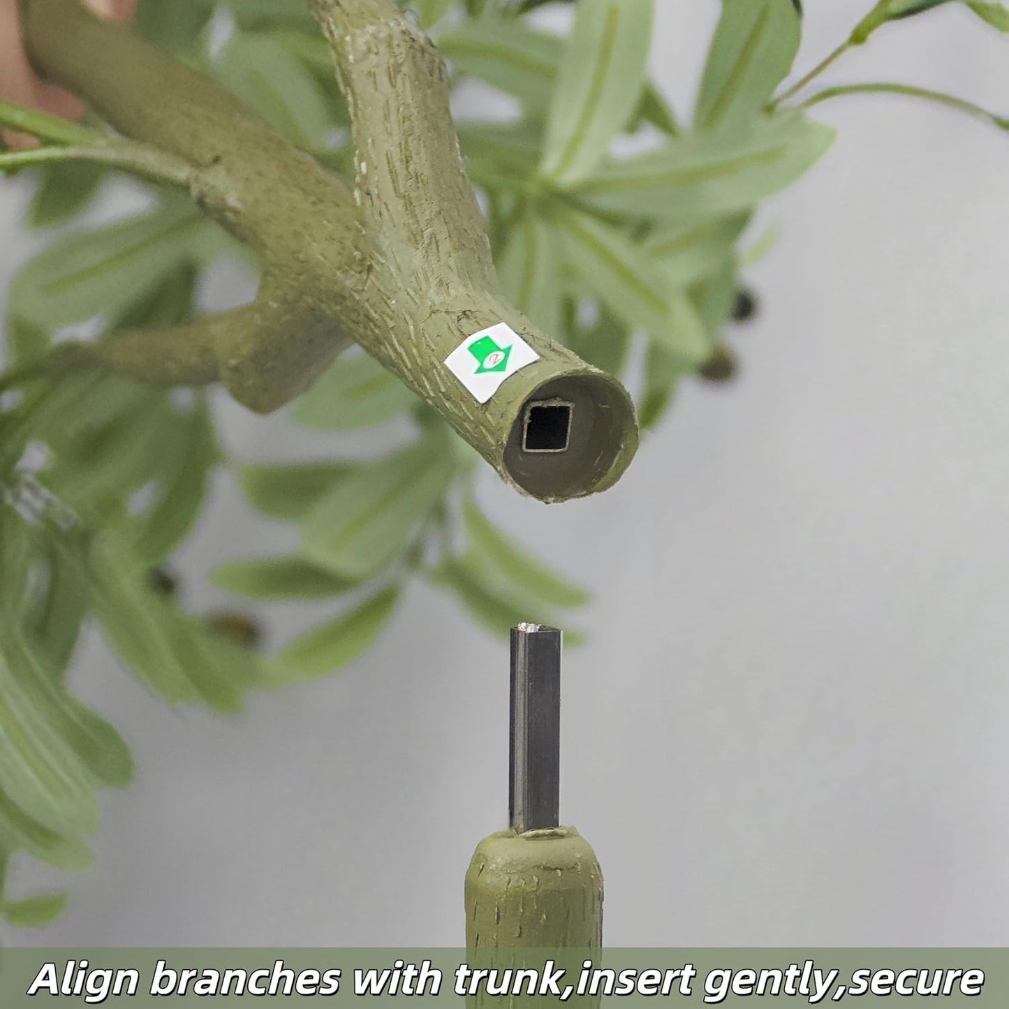 5FT Artificial Olive Tree with Fruits, Faux Potted Olive Tree with Realistic Lifelike Leaves & Trunk, Easy Assembly for Indoor Outdoor Home Office Decor