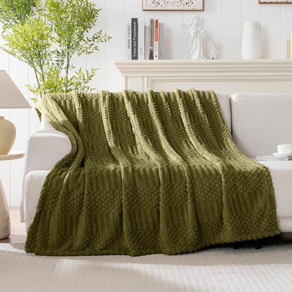 50x70 Inch Rust Throw Blanket - Soft & Fluffy Fleece, Cute & Aesthetic, Perfect for Sofa, Couch, Chair, Bed, Living Room & Bedroom, All-Season Use, Plush & Cozy Decorative Blanket