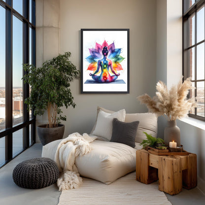 GELDSTEI Calm Zen Botanical Canvas Wall Art, White Lotus Blooming on Stones in Water Aesthetic Pictures, Yoga Spa Meditation Room Decor, Modern Spiritual Poster Prints for Zen Office Framed Set of 3, Each 12x16 Inch
