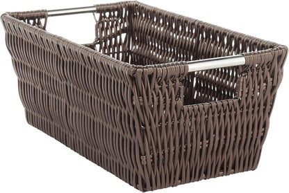 Whitmor Rattique Small Shelf Tote (6500-2712-JAVA)