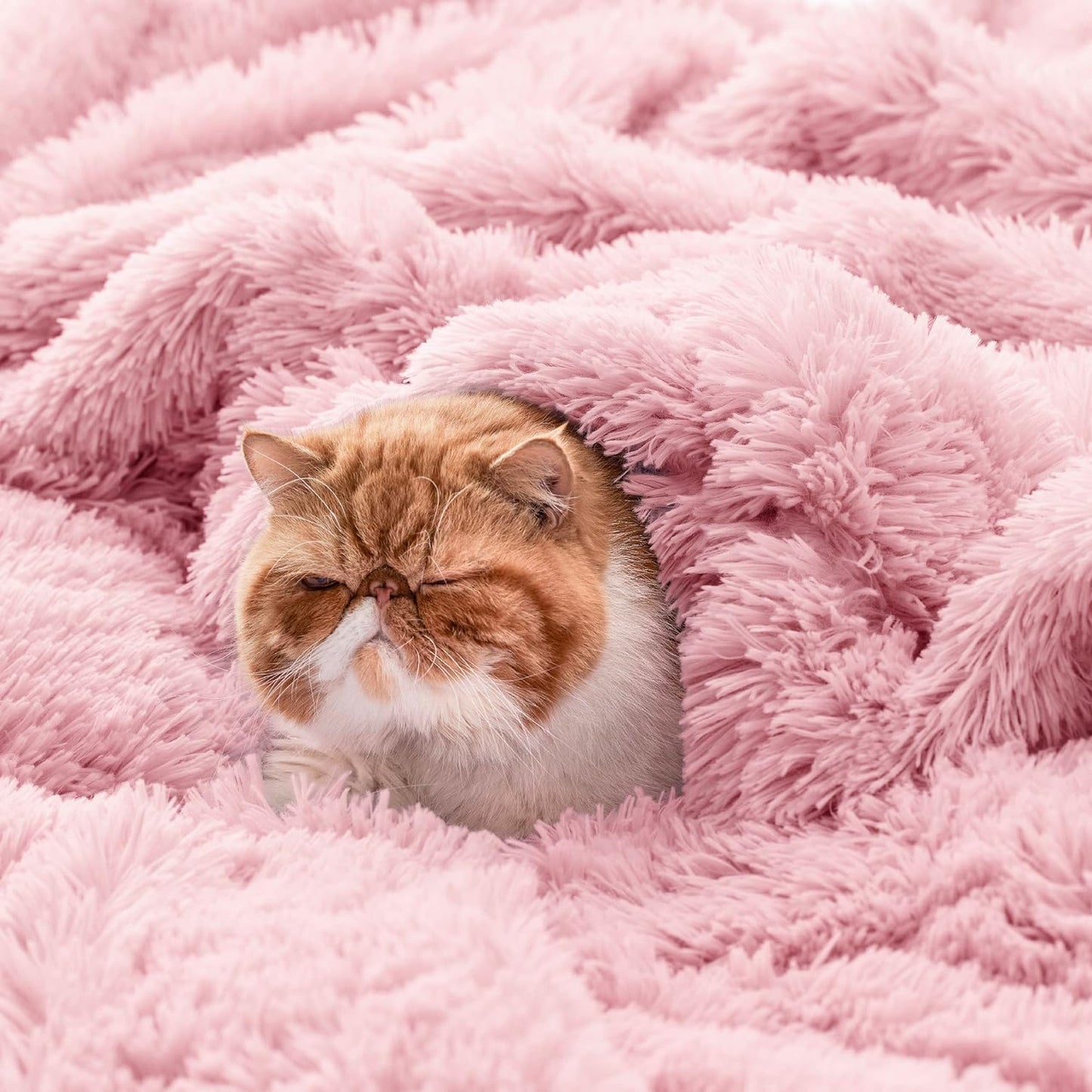 Bedsure GentleSoft Fluffy Fuzzy Faux Fur Throw Blanket for Couch, Soft Sherpa Fleece Cozy Gifts for Women, Plush Bed Blanket Room Decor for Men, Thick Warm Minky Teen Gifts Winter Bedding