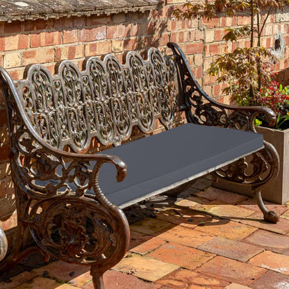 Outdoor Bench Cushions 48 x 18 Inch Thick Waterproof Porch Swing Cushions with Tie Patio Furniture Chair Cushion Bench Pad 5 Year Color Fastness Backyard Seat Pads Navy